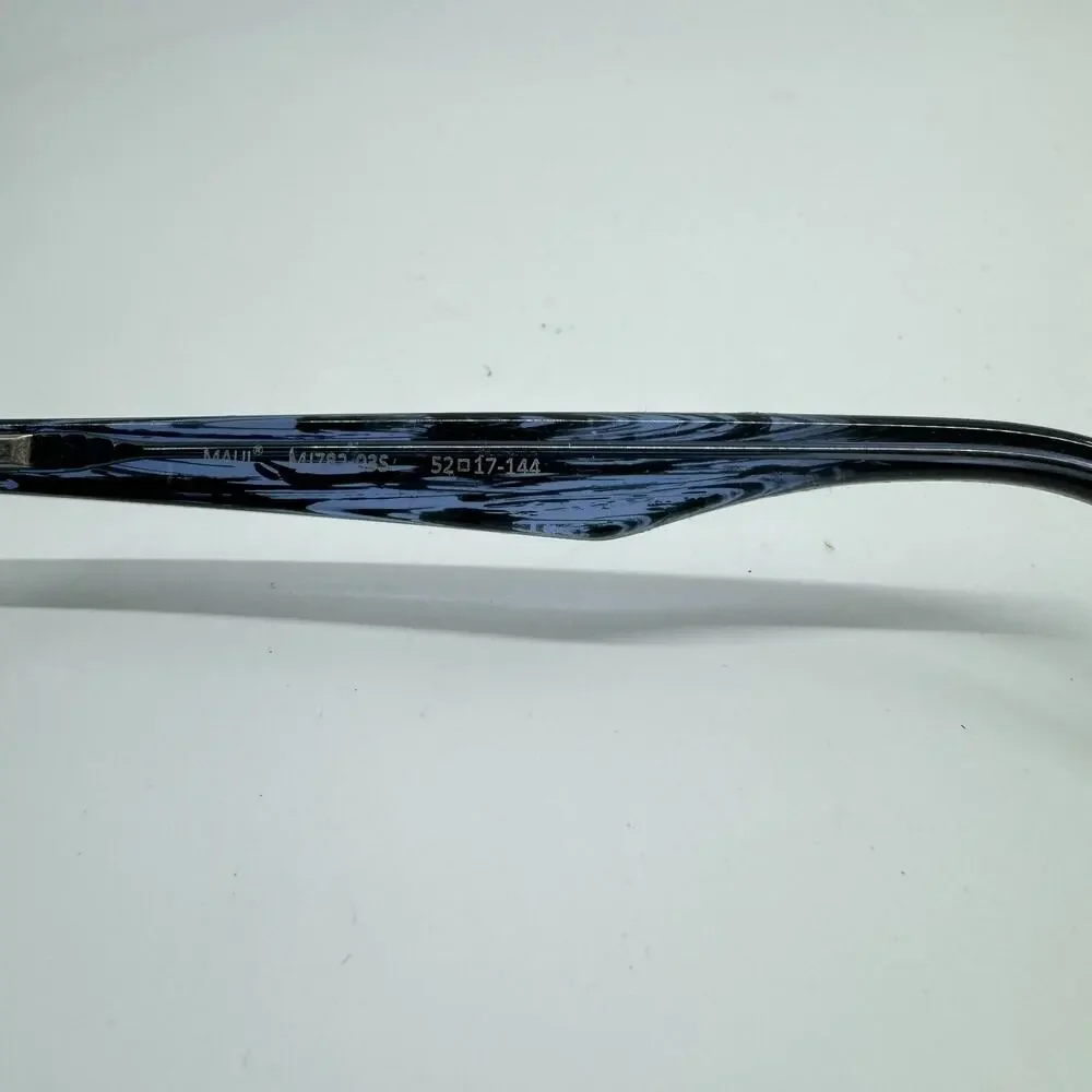 Maui Jim‎ Cathedrals MJ782-03S Sunglasses Blue Black Stripe H10416